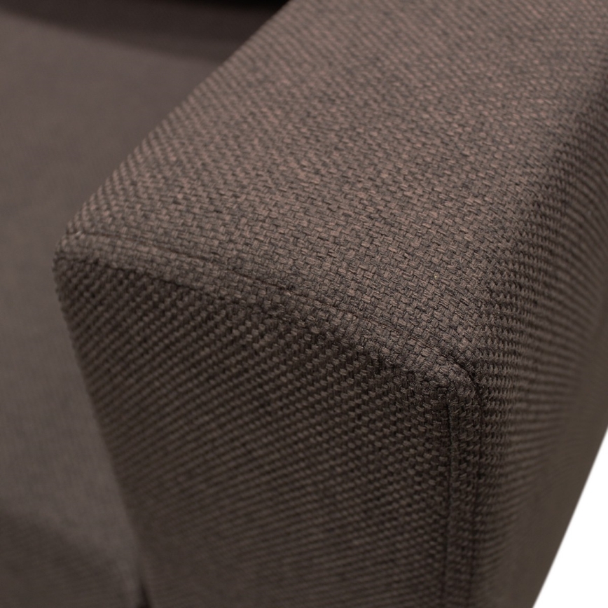 Universel U-formet hjørnesofa med sovefunktion og opbevaring SEYA, brun