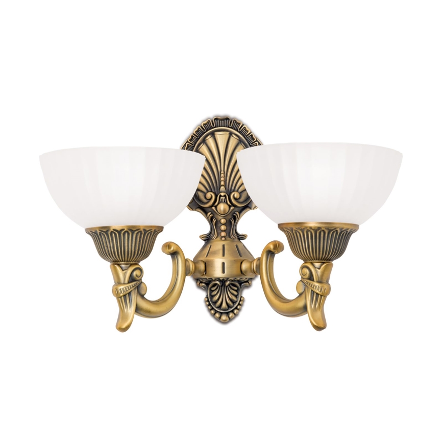 Universelt erstatningsglas til ROCCA E27 Ø 17 cm hvid