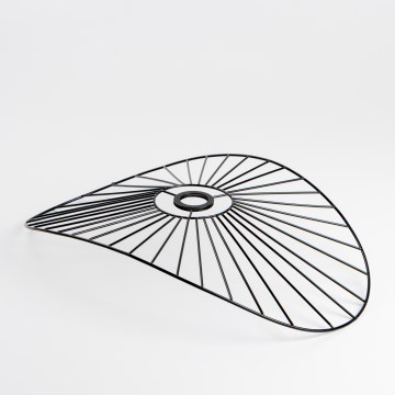 Universelt lampeskærm CURITIBA 40x56 cm sort