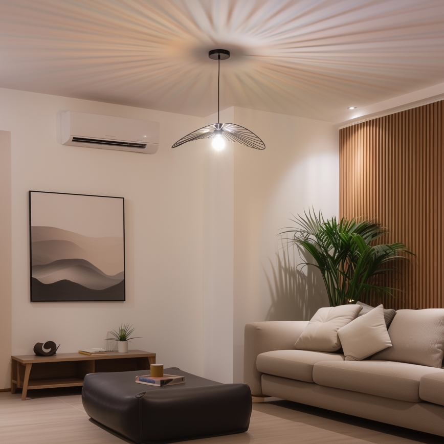 Universelt lampeskærm CURITIBA 40x56 cm sort