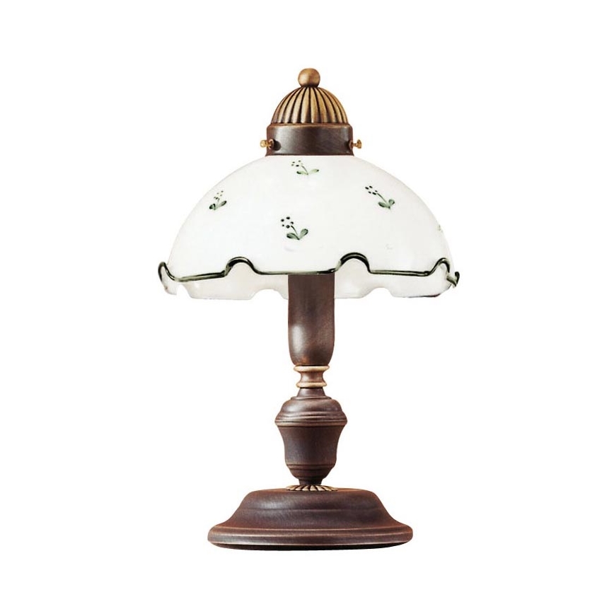 Universelt reserveglas til NONNA E27-fatning, Ø 20 cm, hvid/grøn