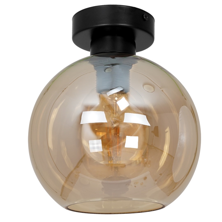 Universelt reservglas SOFIA E27 Ø 20 cm, røget beige