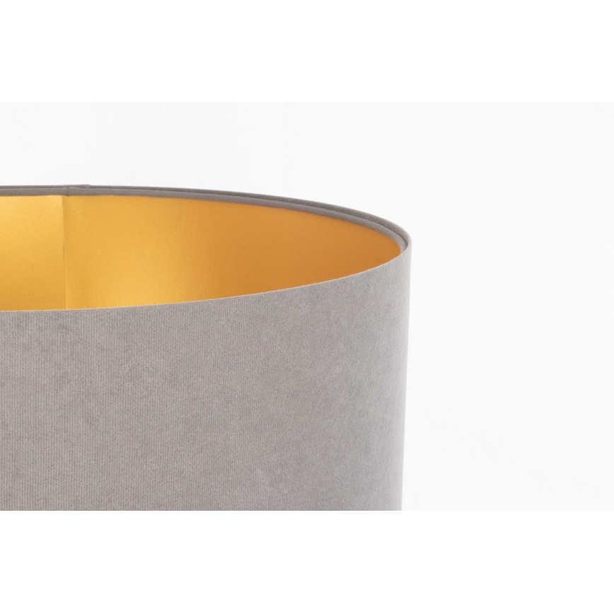 Universal lampeskærm STANDARD E27 Ø 45 cm grå/guld