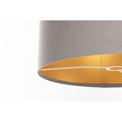 Universal lampeskærm STANDARD E27 Ø 45 cm grå/guld