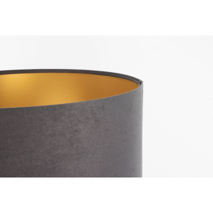 Universal lampeskærm STANDARD E27 Ø 45 cm grå/guld