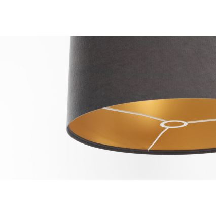 Universal lampeskærm STANDARD E27 Ø 45 cm grå/guld