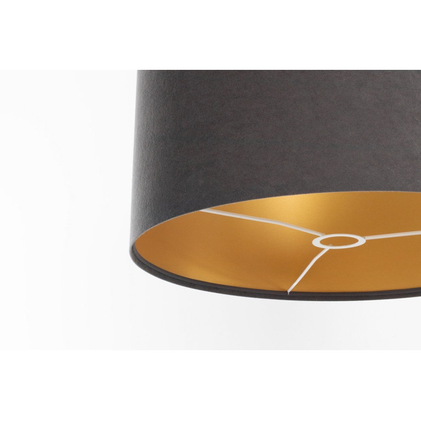 Universal lampeskærm STANDARD E27 Ø 45 cm grå/guld