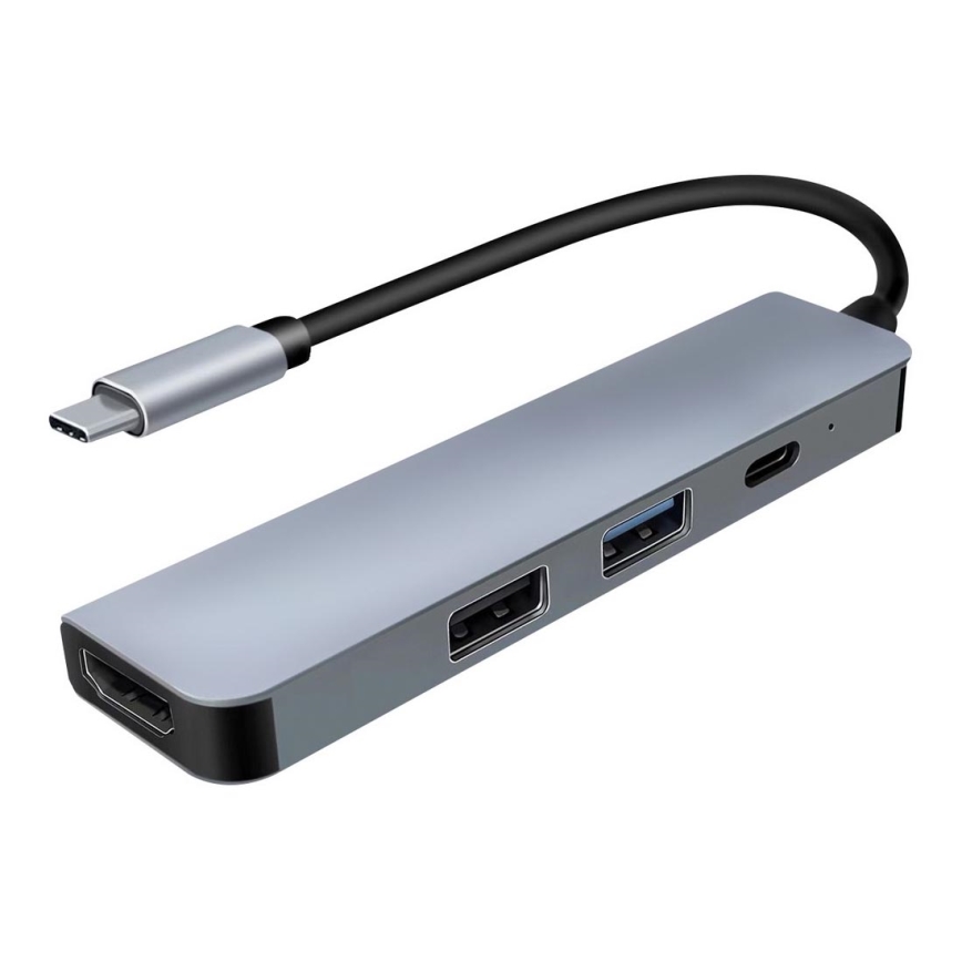 USB-C hub 04.01.2001 Power Delivery 100W og HDMI 4K