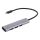 USB-C-hub 4-i-1 med Power Delivery 100W