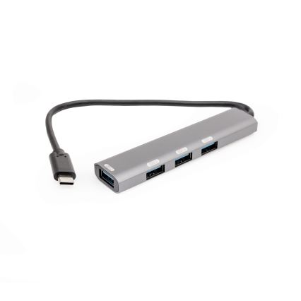 USB-C-hub 4-i-1 med Power Delivery 100W