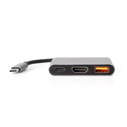 USB hub 3-i-1 100W HDMI 4K
