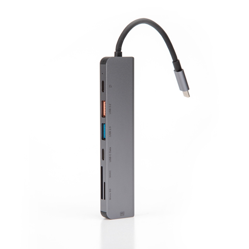 USB hub 7-i-1 Power Delivery 100W HDMI 4K