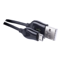 USB-kabel USB 2.0 A konektor/USB B micro konektor antik sort