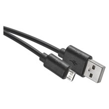 USB-kabel USB 2.0 A konektor/USB B micro konektor antik sort