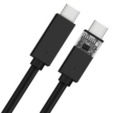 USB-kabel USB-C 2.0 stik 2 m sort
