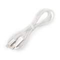 USB-kabel USB-C / Lightning stik med LED-lys baglygte 27W 1m hvid