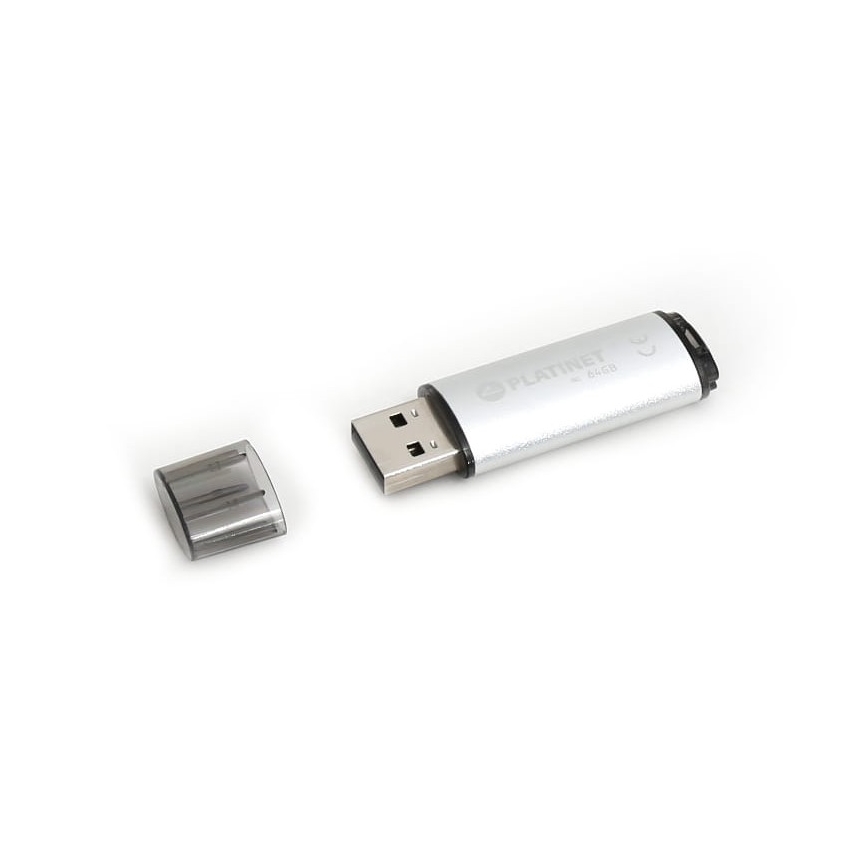 USB-nøgle 64GB sølvfarvet