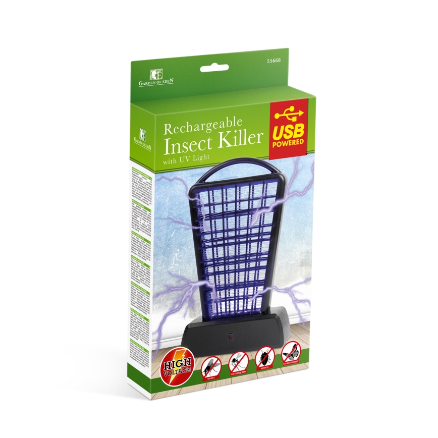 UV-insektfanger 1000 mAh/5V sort