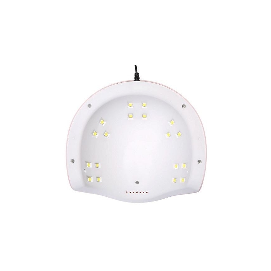 UV-lampe til negle 54W/5V lyserød