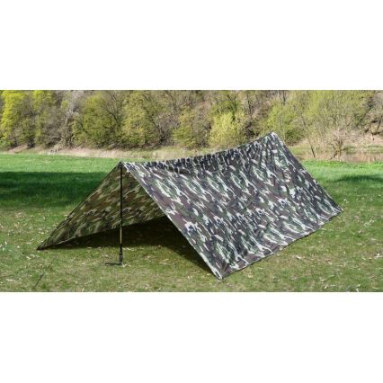 Vandtæt presenning 3x4 m camouflage