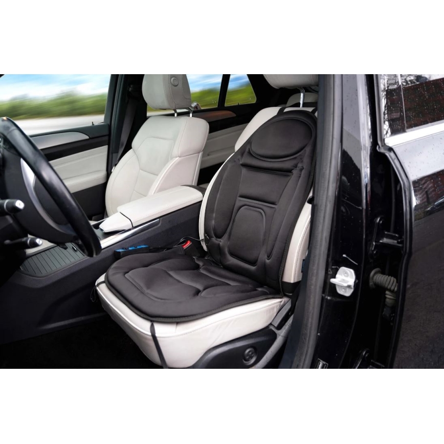 Varme- og massagemåtte til bilen DUNLOP 12V