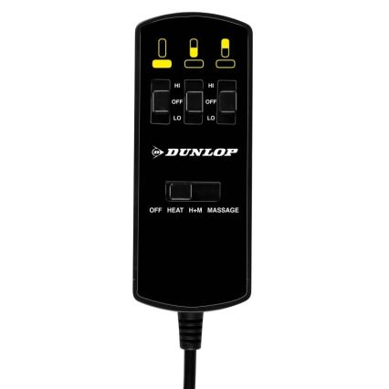 Varme- og massagemåtte til bilen DUNLOP 12V