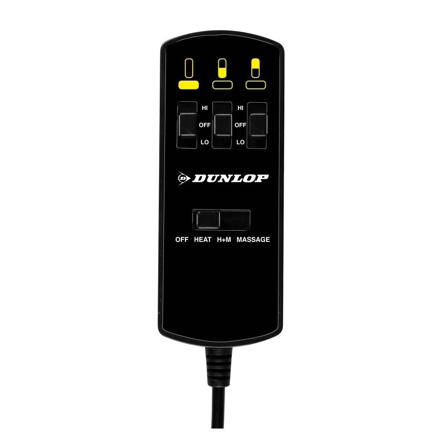 Varme- og massagemåtte til bilen DUNLOP 12V