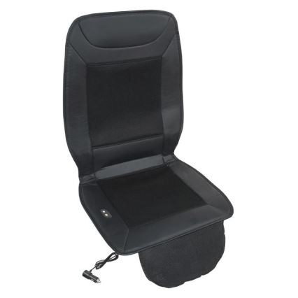 Varmesæde med ventilation 18W/12V sort