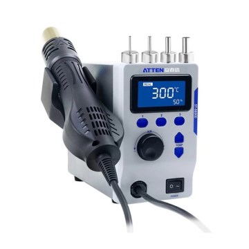 Varmluftstation med LCD-display 800W/230V