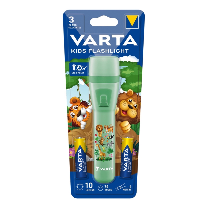 Varta 15650101421 - LED Lommelygte til børn LED/2xAA