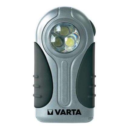 Varta 16647101421 - LED lommelygte SØLV LAMPE LED/3xAAA