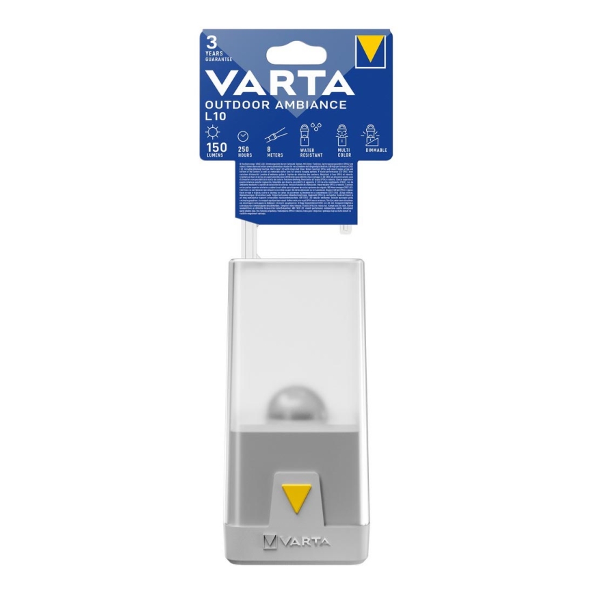 Varta 16666101111 - LED campinglampe dæmpbar OUTDOOR AMBIANCE LED/3xAA