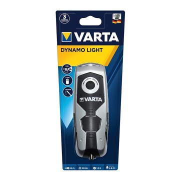Varta 17680101401 - Genopladelig LED lommelygte DYNAMO LIGHT LED/120 mAh IPX4