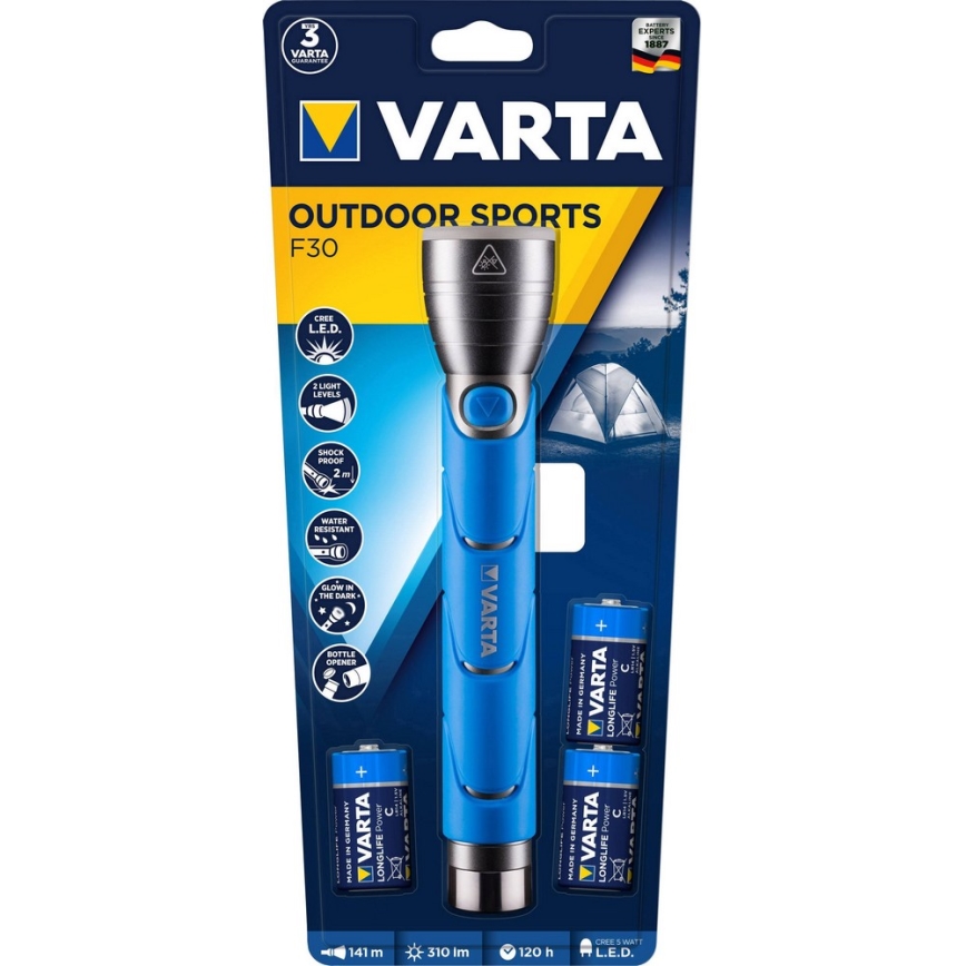 VARTA 18629 - LED Lommelygte LED/5W/3xC
