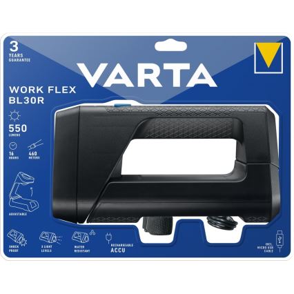 Varta 18684101401 - LED Lommelygte WORK FLEX LED/5W/5V 2600mAh IPX4