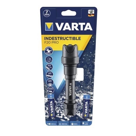 Varta 18711101421 - LED Lommelygte INDESTRUCTIBLE | Lampemania