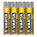 Varta 2003101304 - 4 stk. Zink-carbon-batteri SUPERLIFE AAA 1,5V