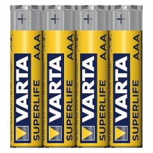 Varta 2003101304 - 4 stk. Zink-carbon-batteri SUPERLIFE AAA 1,5V