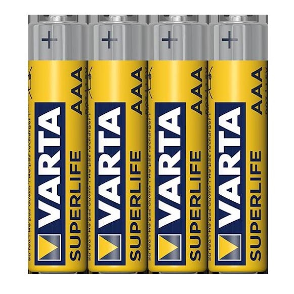 Varta 2003101304 - 4 stk. Zink-carbon-batteri SUPERLIFE AAA 1,5V