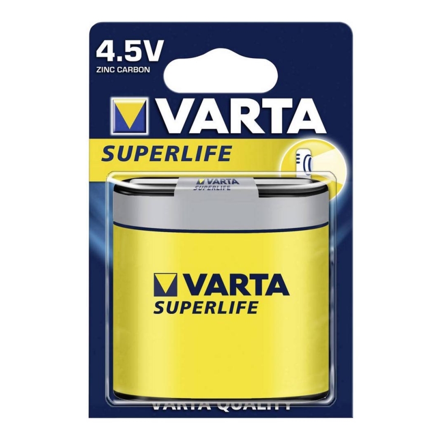 Varta 2012 - 1 stk. Zink-carbon batteri SUPERLIFE 4,5V