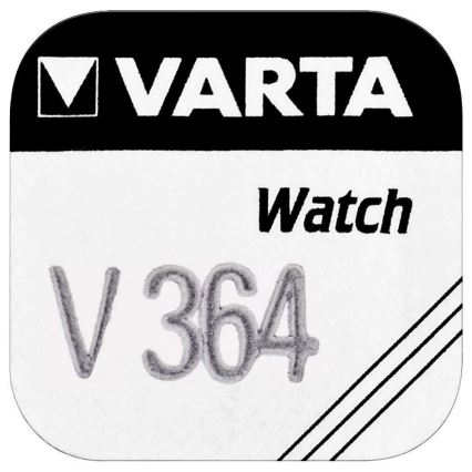 Varta 3641 - 1 stk. Sølvoxid knapcellebatteri V364 1,5V