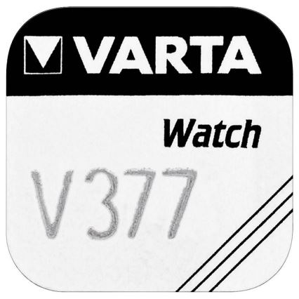 Varta 3771 - 1 stk. Sølvoxid knapcellebatteri V377 1,5V