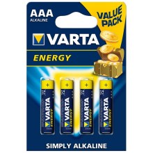 Varta 4103 - 4 stk. Alkalisk batteri ENERGY AAA 1,5V