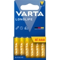 Varta 4103101746 - 6 stk Alkaline batterier LONGLIFE AAA 1,5V
