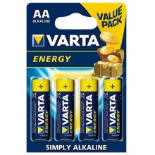 Varta 4106 - 4 stk. Alkalisk batteri ENERGY AA 1,5V