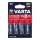 Varta 4706101404 - 4 stk. Alkalisk batteri LONGLIFE AA 1,5V