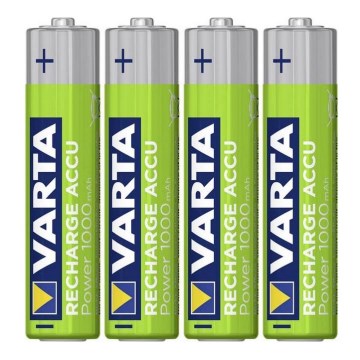 Varta 5703301404 - 4 stk. Genopladeligt batteri RECHARGE  AAA 1,2V