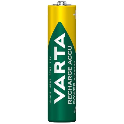 Varta 5703301494 - 3+1 stk. genopladelige batterier ACCU AAA Ni-MH/1000 mAh/1,2V