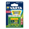 Varta 5716 - 4 stk Genopladelige batterier ACCU AA NiMH/2600mAh/1,2V