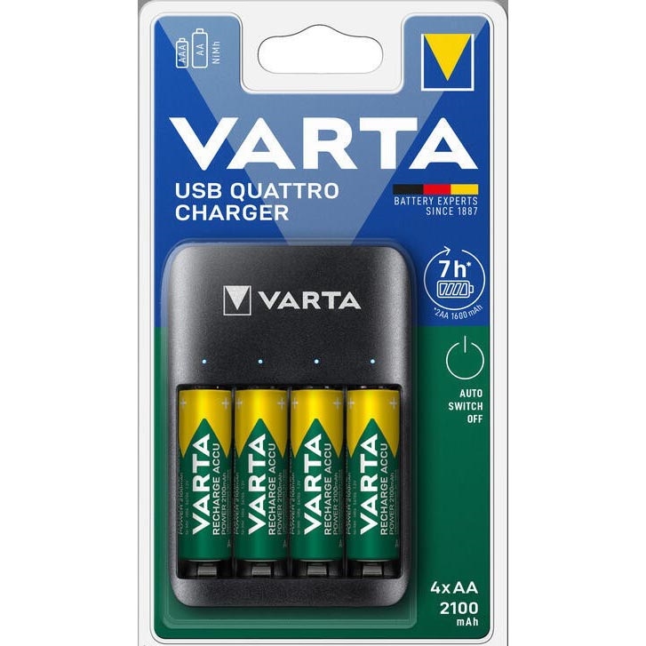 Varta 57652101451 - Batterioplader 4xAA/AAA 2100mAh 5V